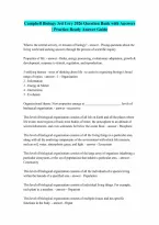 Campbell Biology 3rd Urry 2026 Verified Questions with 100 Correct Answers Graded A