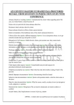 Ati Content Mastery Fundamentals Proctored Retake &vert; From Question To Perfection&vert; Study With Confidence&excl;