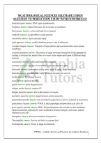 Mcat Biological Sciences Selfmade &vert; From Question To Perfection&vert; Study With Confidence&excl;