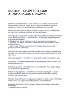 Bul 4421 - Chapter 4 Exam Questions And Answers