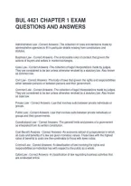 Bul 4421 Chapter 1 Exam Questions And Answers