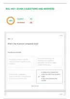 Bul 4421- Exam 2 Questions And Answers