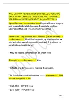 Wgu D027 Oa Remediation &lpar;Michelle's Version&rpar; &NewLine;Exam With Complete Questions And And Well &NewLine;Verified Answers &sol;&sol;Graded A&plus;&sol;&sol;Latest 2026