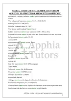 Medical Assistant&colon; Cma Certification &vert; From Question To Perfection&vert; Study With Confidence&excl;