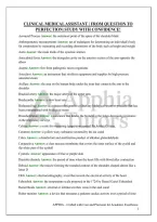 Clinical Medical Assistant &vert; From Question To Perfection&vert; Study With Confidence&excl;