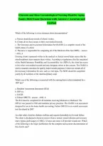 Ebersole and Hess Gerontological Nursing Healthy Aging Touhy 2018 Verified Questions with 100 Correct Answers Graded A