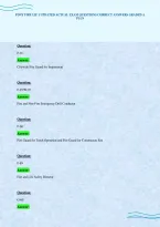 Fdny Fire Lif 1 Updated Actual Exam Questions Correct Answers Graded A