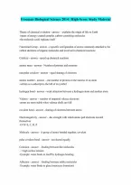 Biological Science Freeman 2014 Complete Questions and Verified Answers