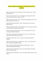 Essentials of Genetics Klug 2026 Verified Latest Update