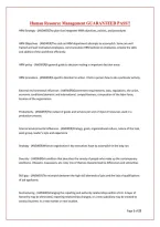 Human Resource Management GUARANTEED PASS&excl;&excl;