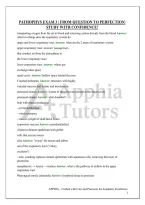 Pathophys Exam 3 &vert; From Question To Perfection&vert; Study With Confidence&excl;