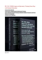 HS 3310 NIOSH Spirometry Training 2026&ndash;2027 &ndash; Exam Questions & Answers with Detailed Rationales