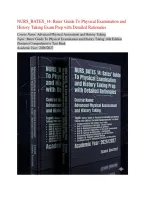 NURS Bates 14th Edition 2026&ndash;2027 &ndash; Exam Questions & Answers with Detailed Rationales