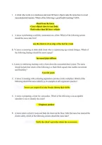 This Nursing Exam resource supports students reviewing essential nursing concepts and preparing for nursing assessment