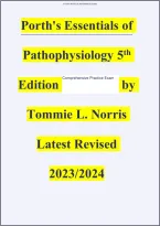 20230724130003 64Be75D3D19F3 Porth S Essentials Of Pathophysiology 5Th Edition Test Bank By Tommi&period;&period;&period; - Graded A&plus;&period;&period;&period;