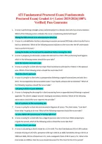 ATI Fundamental Proctored Exam&vert; Fundamentals &NewLine;Proctored Exam&vert; Graded A&plus;&vert; Latest 2025&sol;2026&lbrace;100&percnt; &NewLine;Verified&rcub; Pass Guarantee