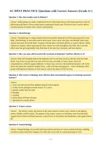 AC HPAT PRACTICE Questions with Correct Answers &lpar;Grade A&plus;&rpar;