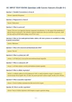 AC HPAT TEST BANK Questions with Correct Answers &lpar;Grade A&plus;&rpar;