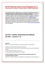 Maryland Stationary Engineer Exam Questions Up-To-Date Actual Test Bank&colon; Practice Q&A & COMAR Rationales