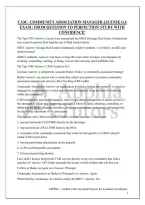 Cam - Community Association Manager License Ga Exam &vert; From Question To Perfection&vert; Study With Confidence&excl;