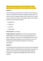 WGU D307 Learning Theories Exam Prep 2026&sol;2027 &vert; Piaget&comma; &NewLine;Vygotsky&comma; Erikson & Kohlberg &vert; Practice Questions with Answers
