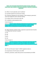 Fdny Cof P-98 Exam And Practice Exam Actual Exam 300 Questions And Correct Detailed Answers &lpar;Verified Answers&rpar; 2026&sol;2027