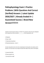 Nursing Fundamentals Final Practice &NewLine;Exam &vert; With Questions And Complete &NewLine;&lpar;Verified&rpar; Answers &vert; Latest Update &vert; &NewLine;Already Graded A&plus; &vert; Guaranteed Pass &vert; &NewLine;2026&sol;2027 Brand New Version&excl;&excl;&excl;&excl;&excl;&excl;&excl;&excl;&excl;&excl;
