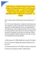 &NewLine;&NewLine;NUR242 Exam 3 Medical-Surgical Nursing Galen College of Nursing Questions and Verified Answers with Rationales Grade A Actual Exam 2026&sol;2027 Complete Exam-Style Questions with Detailed Rationales &vert; 100&percnt; Verified &vert; Pass Guaranteed &ndash; A&plus; Graded
