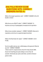 Aha Pals Review Exam Questions With Correct