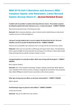 WGU D116 Unit 3 Questions and Answers 2026 &ndash; &NewLine;Complete Update with Rationales&period; Latest Revised &NewLine;Update Already Rated A&plus;&period; &lpar;Actual Detailed Exam&rpar;