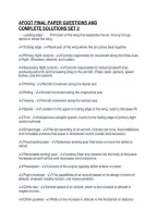 Afoqt Final Paper Questions And&NewLine;Complete Solutions Set 2