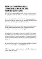 Afsb 152 Comprehensive&NewLine;Complete Questions And&NewLine;Verified Solutions