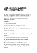 Afsb 152 Solved Questions&NewLine;With Correct Answers