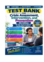 Test Bank for Crisis Assessment&comma; Intervention&comma; and Prevention&comma; 4th Edition By Lisa Jackson-Cherry and Bradley T&period; Erford&comma; Comprehensive Examination Questions &period;pdf&NewLine;&NewLine;
