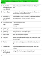 Human Resource Management Exam 1 &lpar;Chapters 1-4&rpar; with Answers&NewLine;Rated A