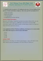 Dat Biology Exam 2026 High-Yield Practice Questions & Verified Answers With Rationales&vert; Instant Download Pdf