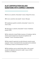 Alat Certification Solved&NewLine;Questions With Correct Answers
