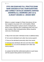 CPCU 500 Exam and Full Practice Exam Bank 2025&sol;2026 &vert; Foundations of Risk Management &vert; 400 Actual Questions & Verified Detailed Answers &vert; Graded A&plus;