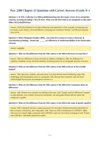 Psyc 2380 Chapter 15 Questions with Correct Answers &lpar;Grade A&plus;&rpar;