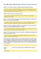 Psyc 2380 Chapter Eight Questions with Correct Answers &lpar;Grade A&plus;&rpar;