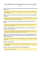 Psyc 2380 Chapter Seven Questions with Correct Answers &lpar;Grade&NewLine;A&plus;&rpar;