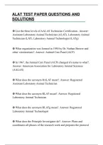 Alat Test Paper Questions And&NewLine;Solutions