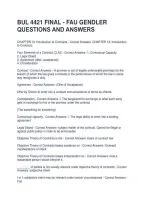 Bul 4421 Final - Fau Gendler Questions And Answers