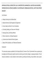Georgia Electrical Contractor Class Ii &lpar;Unrestricted&rpar; Examination&ndash; Questions And Answers &vert;&NewLine;Verified And Well Detailed Answers &vert; Plus Rationales &vert; Download And Pass &vert; Latest Exam Update&NewLine;2026&sol;2027