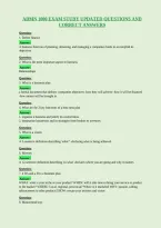 Admn 1000 Exam Study Updated Questions And&NewLine;Correct Answers