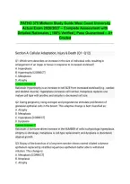  PATHO 370 Midterm Study Guide West Coast University Actual Exam 2026&sol;2027 &ndash; Complete Assessment with Detailed Rationales &vert; 100&percnt; Verified &vert; Pass Guaranteed &ndash; A&plus; Graded