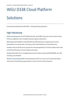 WGU D338 Cloud Platform Solutions Study Guide&colon; 116 Practice Questions & Answers &lpar;PDF&rpar; &vert; 2026&ndash;2027 &vert; Western Governors University