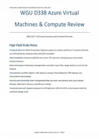 WGU D338 Azure Virtual Machines & Compute Review&colon; 120 Practice Questions &lpar;PDF&rpar; &vert; 2026&ndash;2027 &vert; Western Governors University