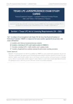 Texas LPC Jurisprudence Exam 2026&sol;2027 &vert; Practice Q&A Study Cards &vert; Pass Guaranteed&NewLine;&NewLine;
