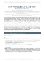 BMW Associate-Level ASE Test 2026&sol;2027 &vert; Practice Q&A Study Guide &vert; Pass Guaranteed&NewLine;&NewLine;